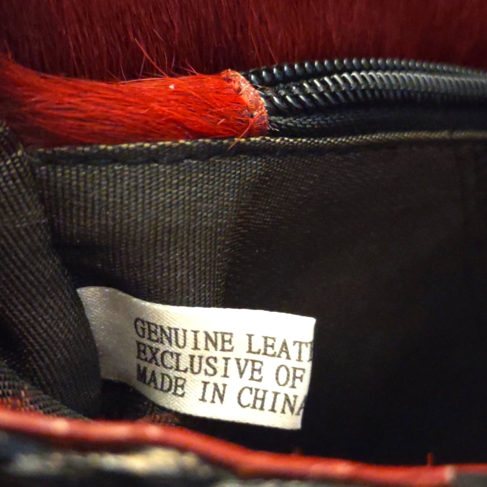 Accents By Sharif Woven Leather Handbag - Picture 4 of 11